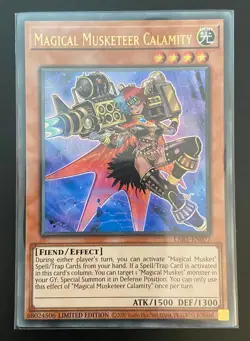 Yugioh Magical Musketeer Calamity - LART-EN077 Sealed - Limited Edition - NM - Image 1