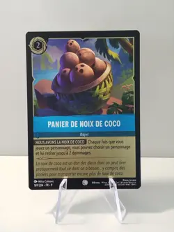 LORCANA FR Card - Chapter 9 169/204 Coconut Basket -✨ FOIL ✨ New - Image 1