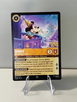 LORCANA FR Card - Chapter 9 5/204 Minnie - Super Rare Mint - Image 1