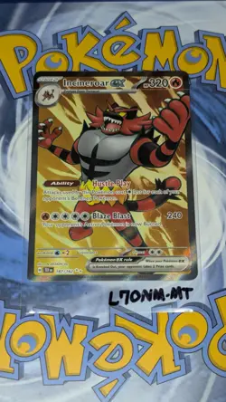 Incineroar Ex 187/162 Ultra Rare Holo Temporal Forces Pokemon Tcg Nm-Mt - Image 2
