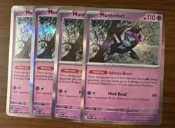 Munkidori 095/167 x4 Holo Twilight Masquerade Pokemon TCG NM Playset - Image 1