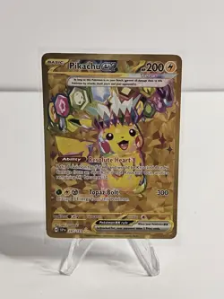 Pokemon Pikachu ex 247/191 SV8 Surging Sparks Secret Rare Full Art Holo EX - Image 1