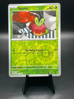 Applin [Reverse Holo] 017/167 Reverse Holo Pokemon Twilight Masquerade - Image 1