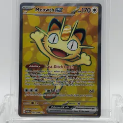 Pokemon TCG Perfect Order Meowth ex #107/088 Ultra Rare Full Art NM - Image 1