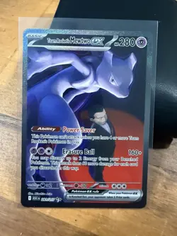 Team Rockets MewTwo Ex 281/217 SIR Ascended Heroes NM / Mint PACK FRESH Pokemon - Image 4