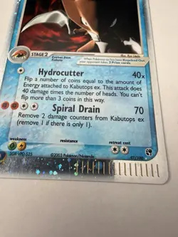 Pokemon Kabutops ex Ultra Rare Holo EX Sandstorm 97/100 2003 Stage 2 150 HP - Image 4