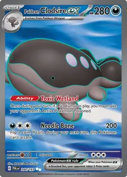 Pokemon TCG Paldean Clodsire ex Holo Ultra Rare Card 244/193 Near Mint FREE SHIP - Image 1
