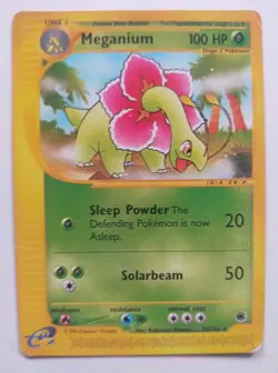 Pokemon Vintage TCG Chikorita Bayleef Meganium Expedition Set E-Reader Bundle - Image 5