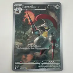 Pokemon Escavalier Sv: Black Bolt 138/086 Illustration Rare Holo NM - Image 1