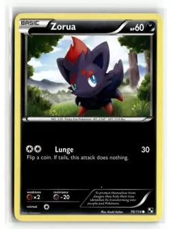 Pokemon: Black and White #70/114 Zorua- Common.VO5 - Image 1
