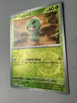 Pokemon TCG * Scarlet & Violet * 27/198 Capsakid REVERSE HOLO Common * FRESH PK - Image 2
