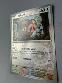Pokemon TCG * Scarlet & Violet * 154/198 Lechonk REVERSE HOLO Common * FRESH PK - Image 2