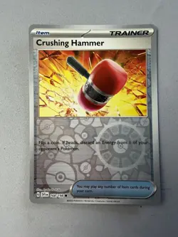 Pokemon TCG * Scarlet & Violet * 168/198 Crushing Hammer REVERSE HOLO Common NM - Image 1