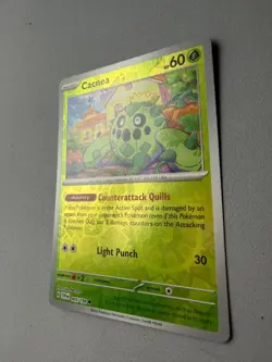 Pokemon TCG * Scarlet & Violet * 5/198 Cacnea REVERSE HOLO Common * FRESH PK - Image 2