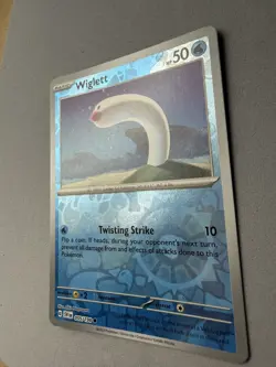 Pokemon TCG * Scarlet & Violet * 55/198 Wiglett REVERSE HOLO Common * FRESH PK - Image 2