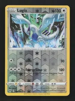 Lugia 140/189 Rare Darkness Ablaze Pokemon Reverse Holo Near Mint - Image 1