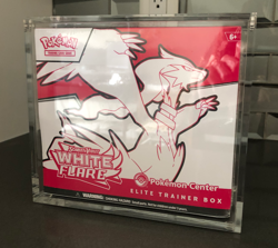 White Flare Pokemon Center PC ETB *SEALED* in Acrylic case - Image 1