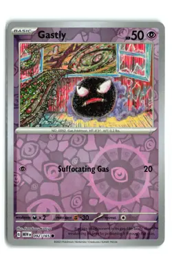 Gastly 092/165 151 REVERSE HOLO Pokemon TCG NM-LP - Image 1