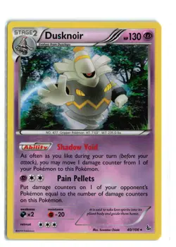 DUSKNOIR 40/106 HOLO RARE FLASHFIRE POKEMON TCG NM-LP - Image 1