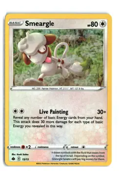 Smeargle 15/15 Mcdonalds promo Pokemon TCG NM-LP - Image 1