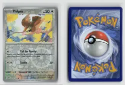 Pidgey #016/165 Sv Scarlet & Violet 151 Reverse Holo Pokemon TCG NM - Image 3