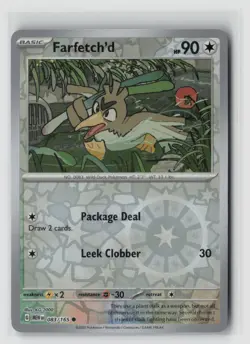 Farfetch'd #083/165 Sv Scarlet & Violet 151 Reverse Holo Pokemon TCG NM - Image 1