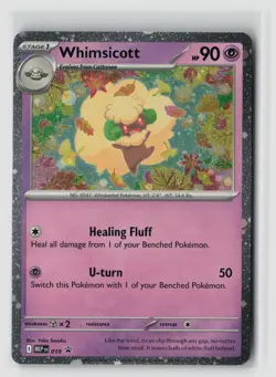 Whimsicott #019 Me Mega Evolution Promo Promo Cosmos Holo Pokemon TCG NM - Image 1