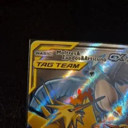 Pokemon TCG Moltres & Zapdos & Articuno GX 66/68 Hidden Fates Full Art - Image 2