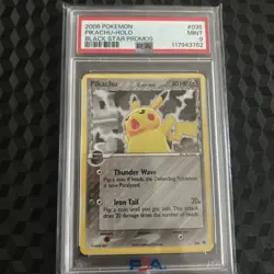 2006 Pokemon Pikachu Holo Black Star Promo Card #35 PSA 9 Mint - Image 1