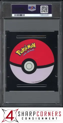 1999 POKEMON RUMMY #23 EKANS 4 OF SPADES POP 3 PSA 9 - Image 2