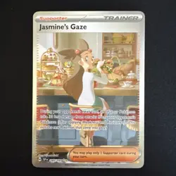 Pokemon TCG Jasmine's Gaze Full Art Holo Trainer Surging Sparks #245/191 - Image 1