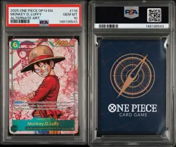 2025 ONE PIECE OP13-CARRYING ON HIS WILL | ALT ART -MONKEY D. LUFFY 118 PSA 10 - Image 2