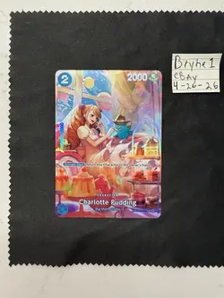 One Piece Charlotte Pudding SP English ST12-012 Royal Blood OP10 TCG CCG - Image 3