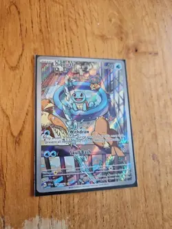 Pokemon Card Squirtle 148/142 Stellar Crown Illustration Rare Near Mint - Image 1