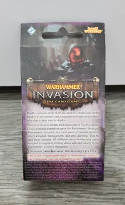Warhammer Invasion card game LCG Portent of Doom Battle Pack New Sealed - Image 2