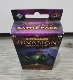 Warhammer Invasion card game LCG Portent of Doom Battle Pack New Sealed - Image 3