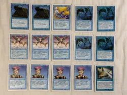 MTG Blue Control Tempo Deck 60 Cards Counterspell Prodigal Sorcerer Vintage - Image 1