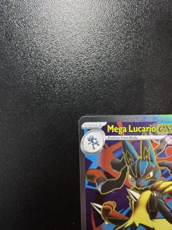 Pokemon TCG Mega Lucario EX Full Art Holo Card 160/132 Ultra Rare Mega Evolution - Image 3