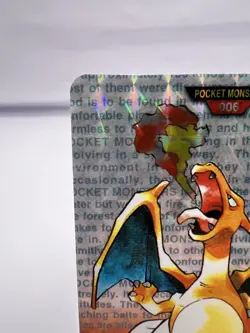 Pokemon Card Charizard Bandai Carddass No.006 Red 1996 Holo Japanese - Image 2