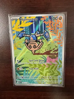 Pokemon Hitmontop Full Art Holo Rare Card 240/217 Basic 100 HP ASC EN 2026 - Image 1