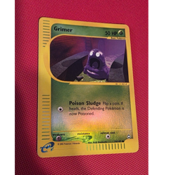 Pokemon Grimer 079/147 Aquapolis Reverse Holo Common 50 HP Card 2002 - Image 1