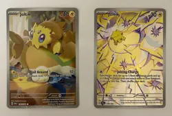 Pokemon Joltik Basic Holo PAR SCR 196/182 150/142 4 Card Lot English - Image 1
