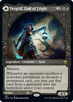 Tergrid, God of Fright / Tergrid's Lantern (Showcase) Kaldheim PLD CARD ABUGames - Image 1