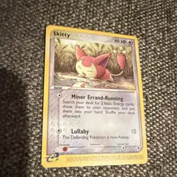 Pokemon Skitty 44/109 EX Ruby & Sapphire Regular 2003 40 HP English TCG Card - Image 1