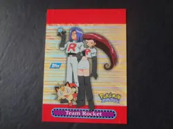 2000 Topps Pokemon Series 3 Pop Up #5 Team Rocket Chase Card TV Animation - Image 1