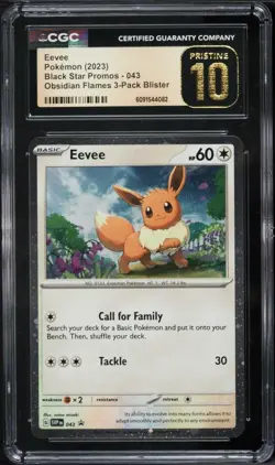 Eevee 043 Sv: Scarlet & Violet Promo Cards Holo CGC 10 Pristine - Image 1