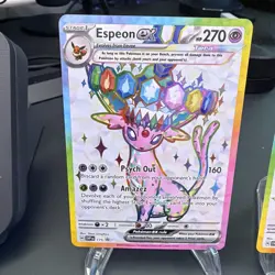 Umbreon & Espeon ex Svp175 & 176 Scarlet & Violet Promo Cards Holo Prismatic - Image 2