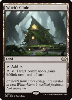 MTG Witch's Clinic - Duskmourn: House of Horror Commander #325 - Image 1
