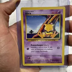 ABRA - 43/102 - 30 PI - SPANISH Base Set - Pokemon Card - LP/NM Vintage Common - Image 1