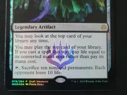 Bolas’s Citadel FOIL Draft Weekend Promo WAR Lightly Played MTG EDH Commander - Image 5